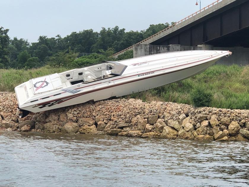 Patrol Searching For Driver Of Boat That Ran Aground At Lake Of The