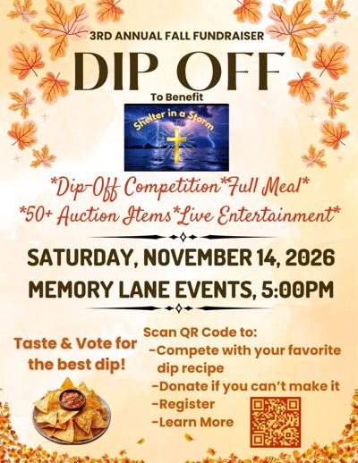 Shelter in a Storm - 3rd Annual Fall Fundraiser & Dip-Off