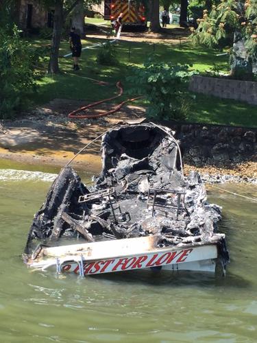 Boat Catches Fire, Woman Injured