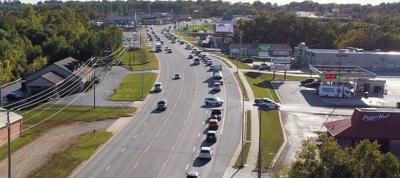 Traffic Headed Into Camdenton On Highway 54