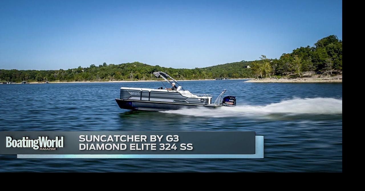 2019 SunCatcher by G3 Diamond Elite 324 SS Surdyke Yamaha [VIDEO WALK