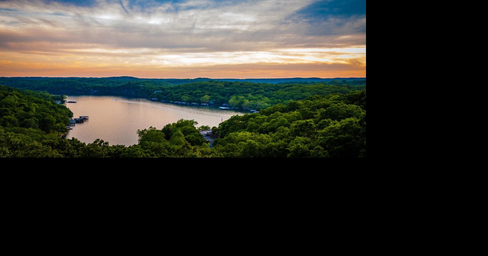 Lake Of The Ozarks Sunset Water & Land