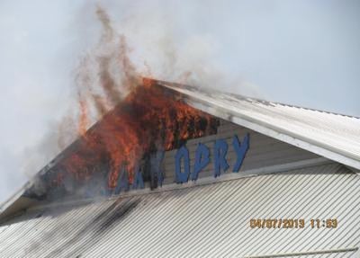 Ozark Opry on fire