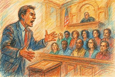 Courtroom Drawing