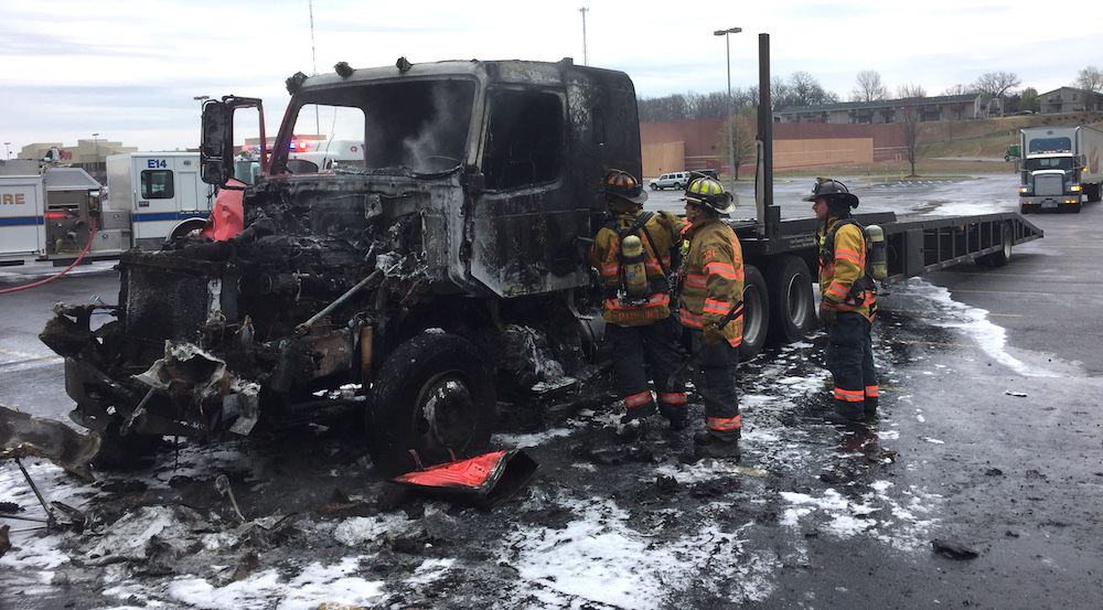 Fire Scorched Semi Truck In Osage Beach Target Parking Lot | Crime ...