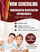 Mark The Calendar! School Of The Osage Now Accepting Kindergarten Registration
