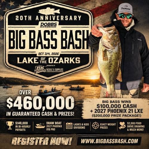 2026 Lake of the Ozarks Fall Big Bass Bash