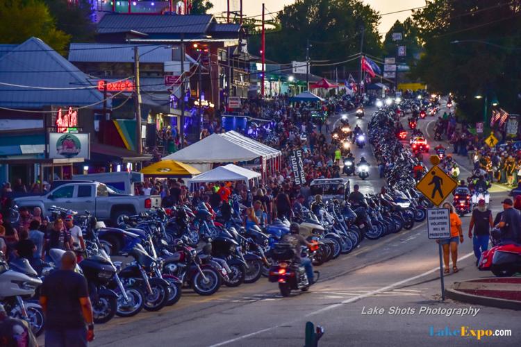 Bikefest 2024 - Night Shot - Main Strip Photo