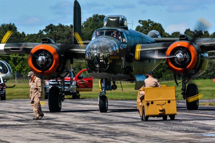 Vintage Military Aircraft At The Air Show