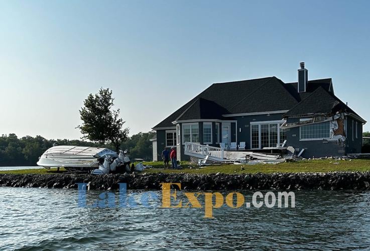 Powerboat Hits Shoreline, Crashes Into Home On Lake Of The Ozarks 8