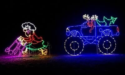 Christmas Lights Display - Old Lights At Osage Beach City Park