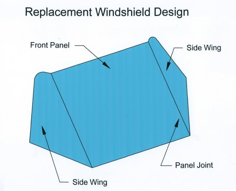 24 Replacement Boat Windshield -  Canada