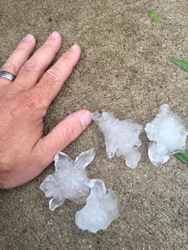 Hail From May 26 Storms In Versailles