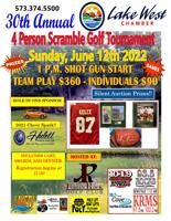30th Annual Lake West Chamber Golf Tournament