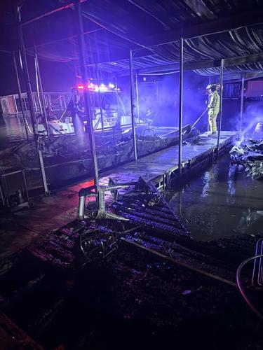 Dock & Boats Destroyed By Fire In Dry Branch Cove