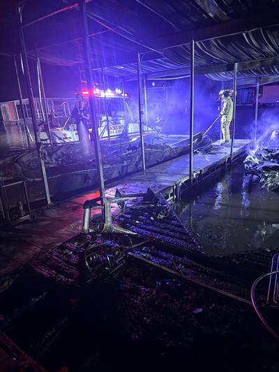 Dock & Boats Destroyed By Fire In Dry Branch Cove