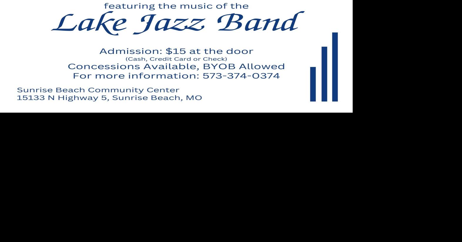 Swing into Spring concert Lake Jazz Band Events Calendar Lake of