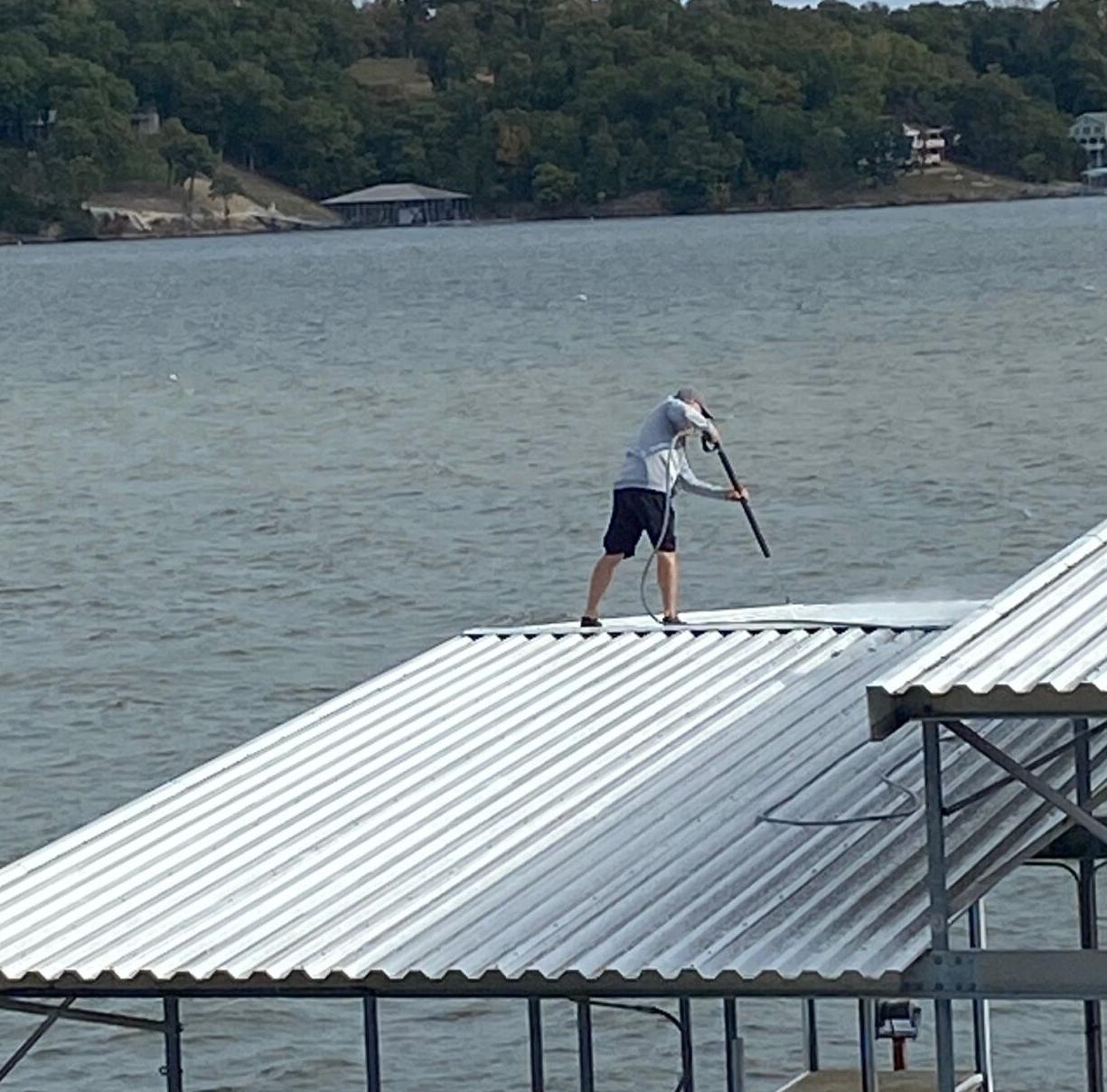 Vibrant Dock Roof Cleaning