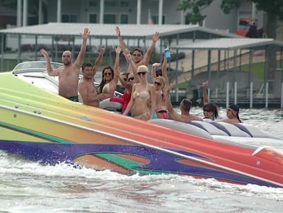 Boaters on the Gravois Arm
