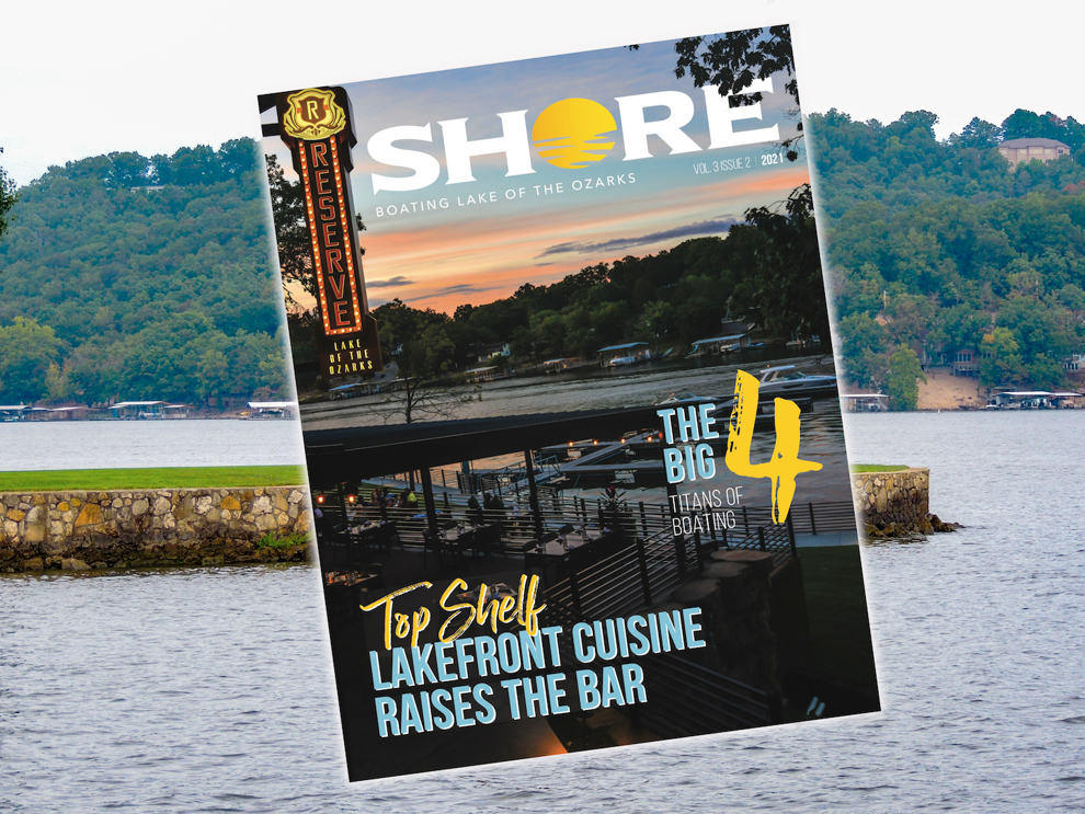New Shore Magazine Cover Spotlights Lake Of The Ozarks Waterfront