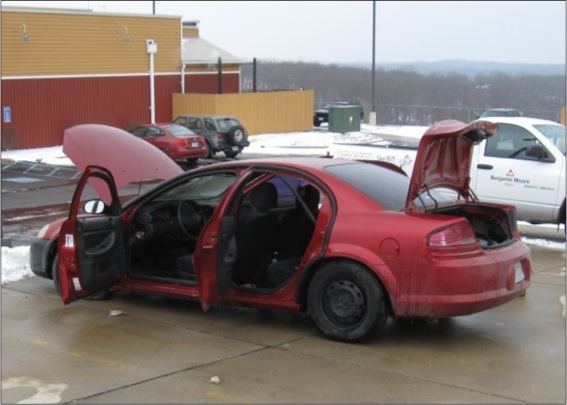 Meth lab on wheels?