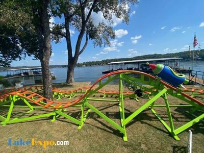 Who wouldn't want this at-home backyard roller coaster?