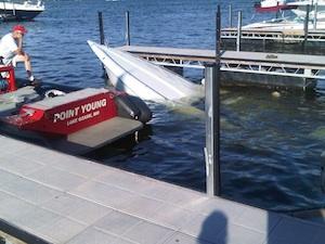 Fountain Boat Sinks At Coconuts Dock Lake Of The Ozarks