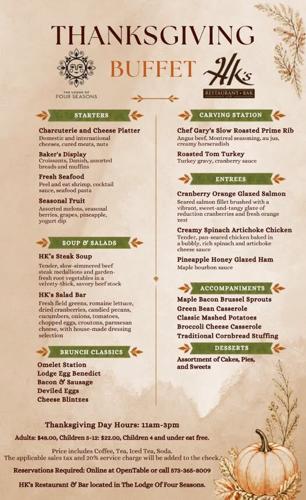 Thanksgiving Buffet at HK's