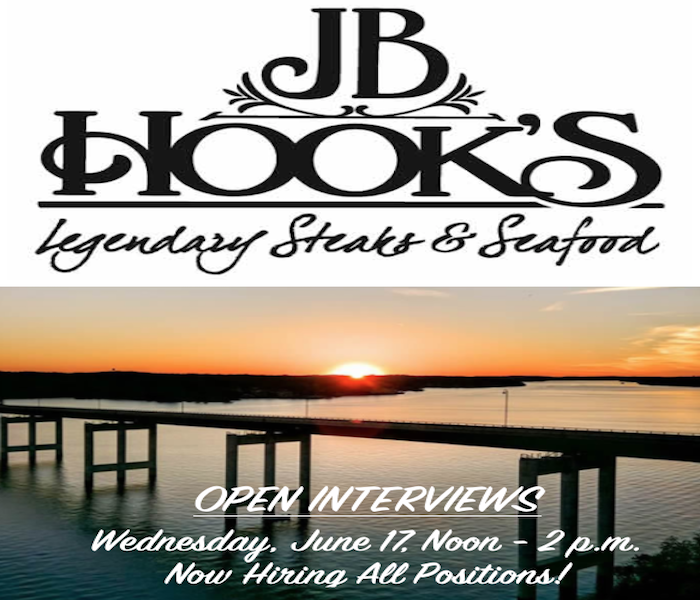 Open Interviews at JB Hooks Events