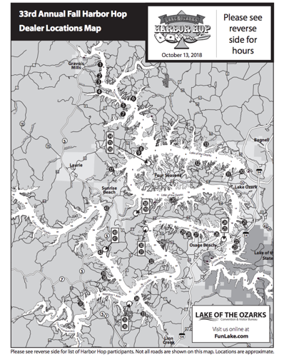 Fall Harbor Hop Map