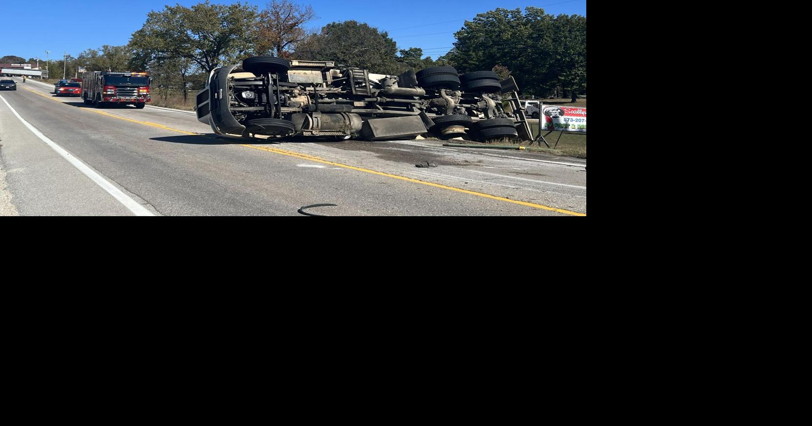 Semi Overturns, Blocking Highway 5 On Monday Afternoon | Traffic ...