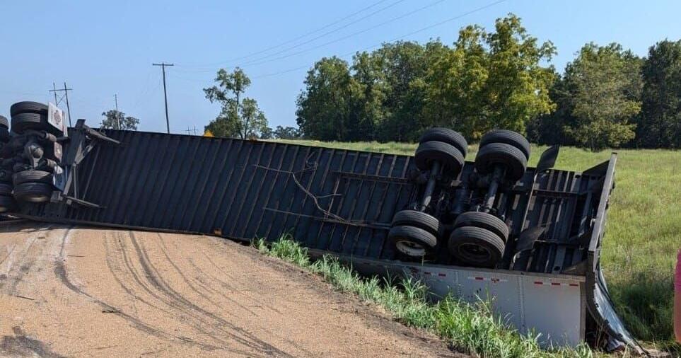 Semi Rollover Shuts Down Lake Area Highway For Hours On Tuesday ...