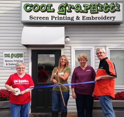 Cool Graphitti ribbon cutting