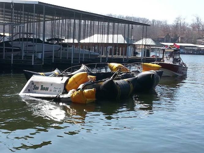 Sea Tease being towed
