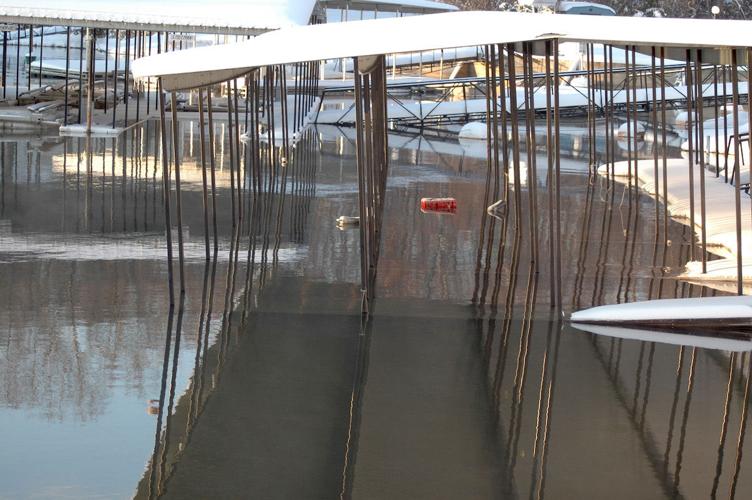 Dock Underwater From Heavy Snow Load In 2006