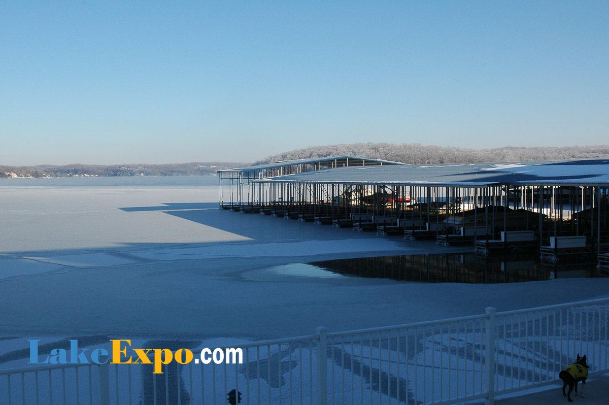 Gusty Day Winter Winds Can Wreck Docks Boating News At Lake Of