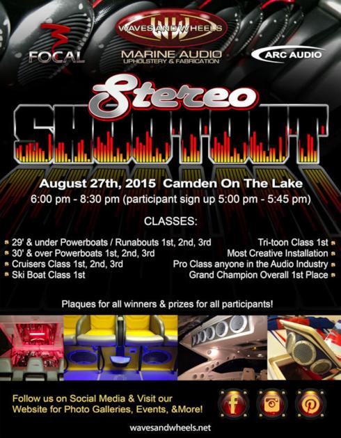 stereo shootout presented by waves and wheels at camden on the lake upcoming events lakeexpo com stereo shootout presented by waves and