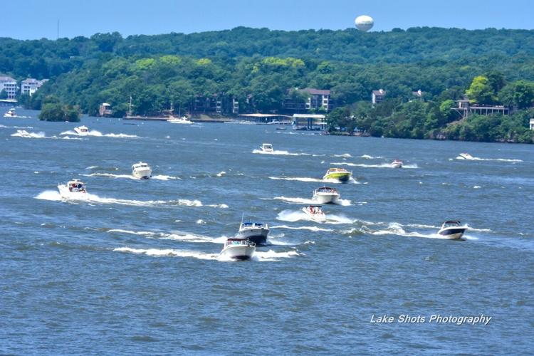 Busy Boating Day On The Lake