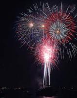 Fireworks shows around the Lake for Labor Day