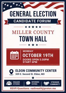 Miller County Town Hall - General Election Candidate Forum