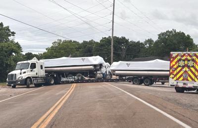 Stuck Semi Truck