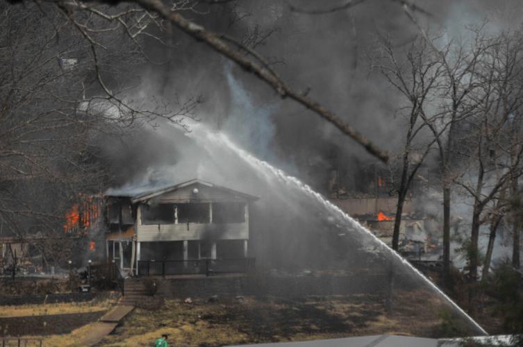 Massive Fire Destroys Three Homes On Lake Of The Ozarks Lake of the