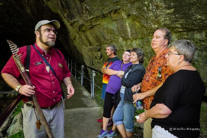 Reverend James Stacey Gives Tours At Smallin Cave