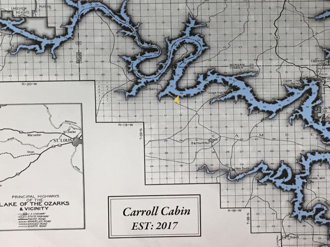 Gallup Maps - Lake Of The Ozarks - Personalized