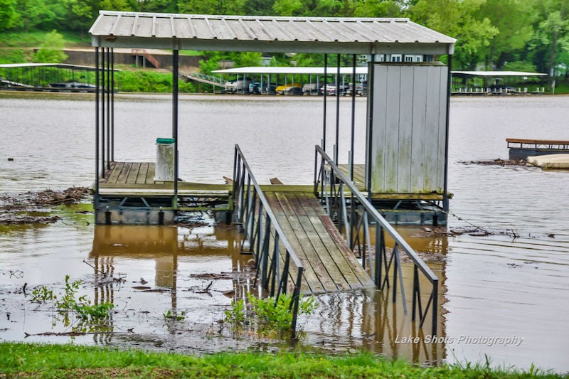 Lake Of The Ozarks Flooding Photos Docks, Roads Underwater As Lake