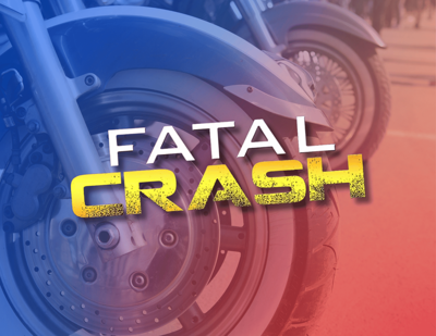 Fatal Motorcycle Crash - Stock Image