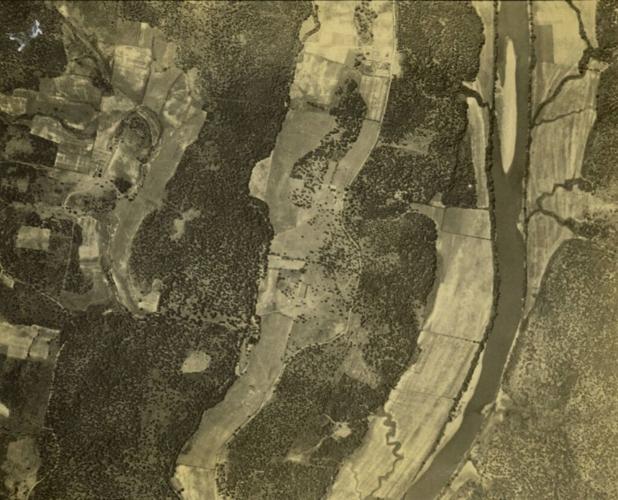 Osage River Basin - Aerial - Old Photo - 1921 - Before Bagnell Dam