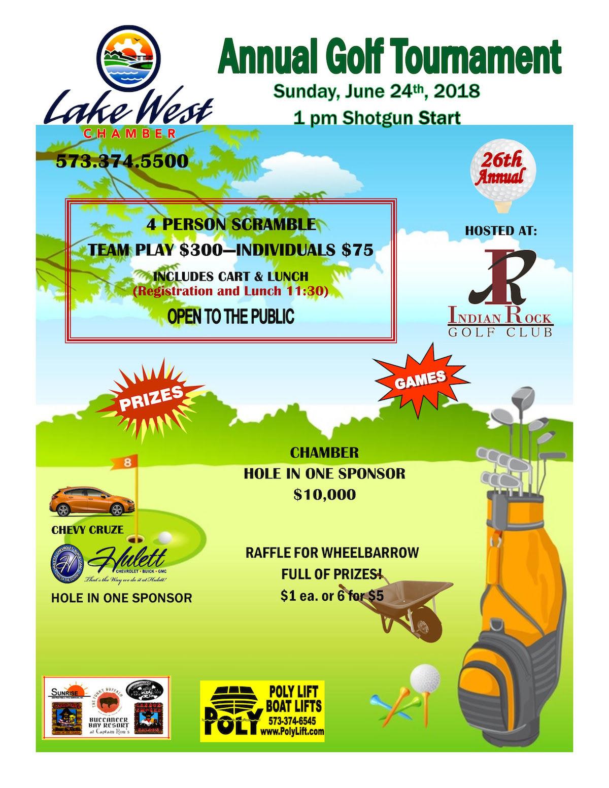 Lake West Chamber Golf Tournament Lake Of The Ozarks