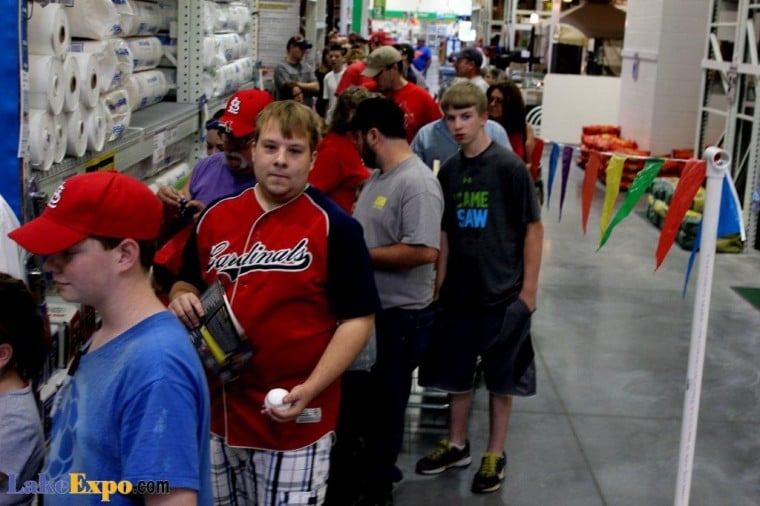 Andy Van Slyke appears at Menards in Lake Ozark