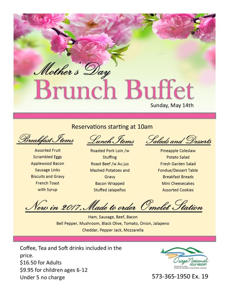 Mother S Day Brunch At Osage National Family Friendly Lakeexpo Com
